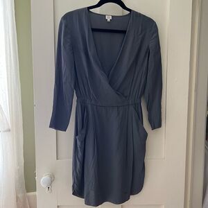 Wilfred silk long sleeve dress